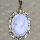 STOLEN Vintage Beautiful Victorian Cameo in Gold Pendant