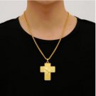 Gold Cross Pendant Necklace