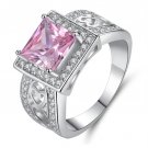 Pink CZ Crystal Ring