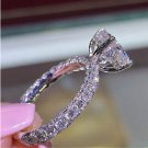 White Cz Crystal Ring