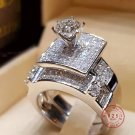 White CZ Crystal Rings
