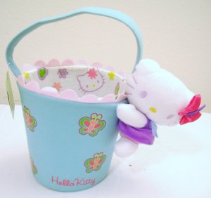 Pail Shaped Hello Kitty Basket