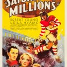 Saturday’s Millions DVD 1933 Movie Robert Young Leila Hyams