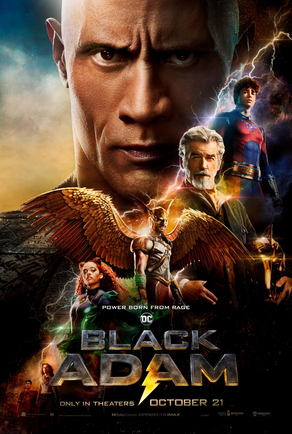 Black Adam DVD 2022 Movie Dwayne Johnson