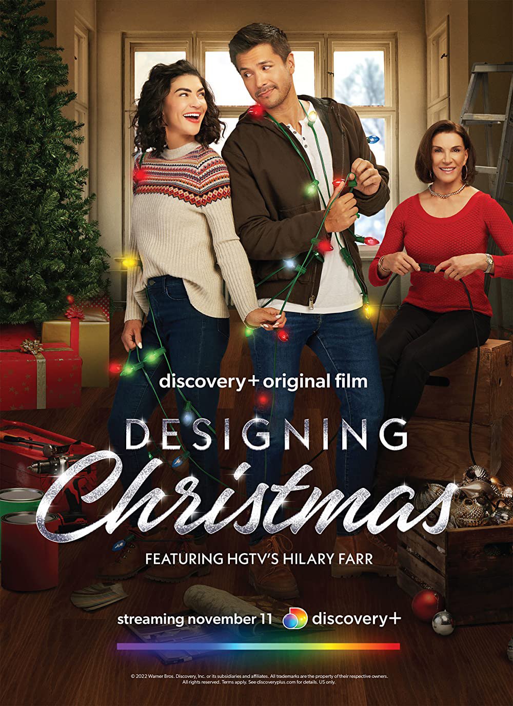 Designing Christmas DVD 2022 Discovery+ Movie