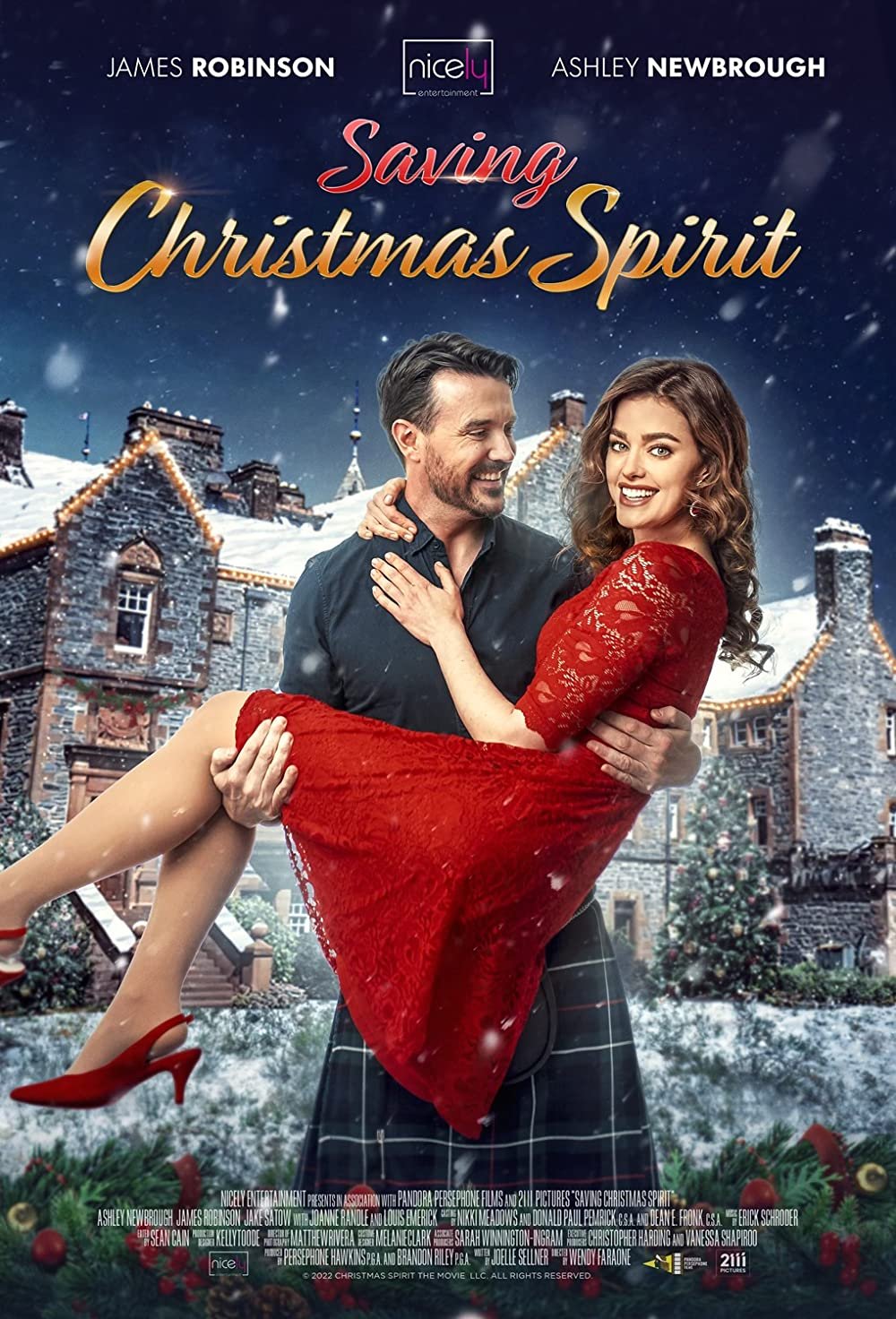 Saving Christmas Spirit DVD 2022 AMC+ Movie