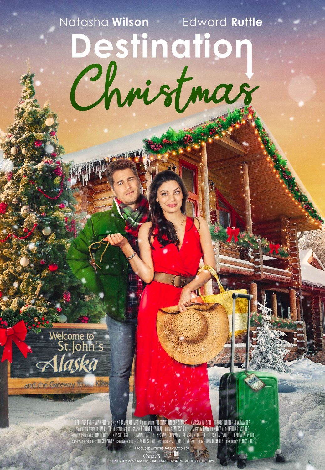 Destination Christmas DVD 2022 Lifetime Movie AKA Single and Ready to Jingle