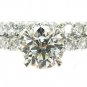 14k Gold 2.45ct Prong Diamond Engagement Ring Set