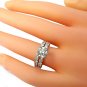 14k Gold 2.45ct Prong Diamond Engagement Ring Set