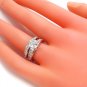 Platinum 1.75 ct Diamond Round Cut Prong Wedding Ring Set
