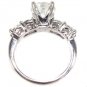 18k Gold 3.65 ct Illusion Set Ring Engagement Ring Set