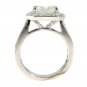 Platinum 5.50 ct Emerald Cut Diamond Engagement Ring Set