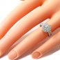 14k Gold 2.40ct Infinity Diamond Engagement Ring Set