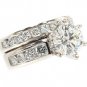 Platinum 1.75 ct Diamond Round Cut Wedding Set