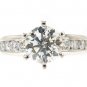 Platinum 1.75 ct Diamond Round Cut Wedding Set