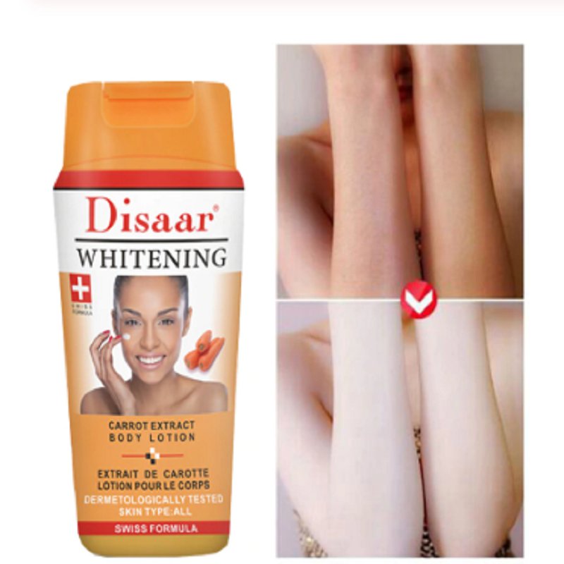 Natural Strong Carrot Extract Body Whitening Cream Brightens Smooth Even Tone