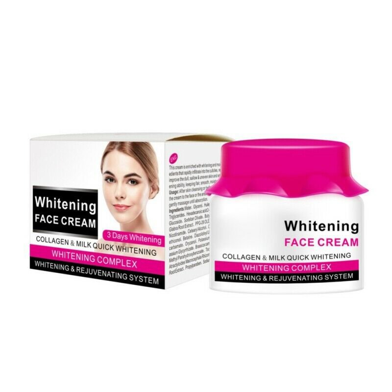 New Collagen Milk Whitening Face Cream Nourishing Moisturizing Brightening 60ml