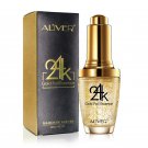 Aliver 24k Pure Gold Foil Hyaluronic Acid Essence Serum, Makeup Primer, Anti-Aging Serum