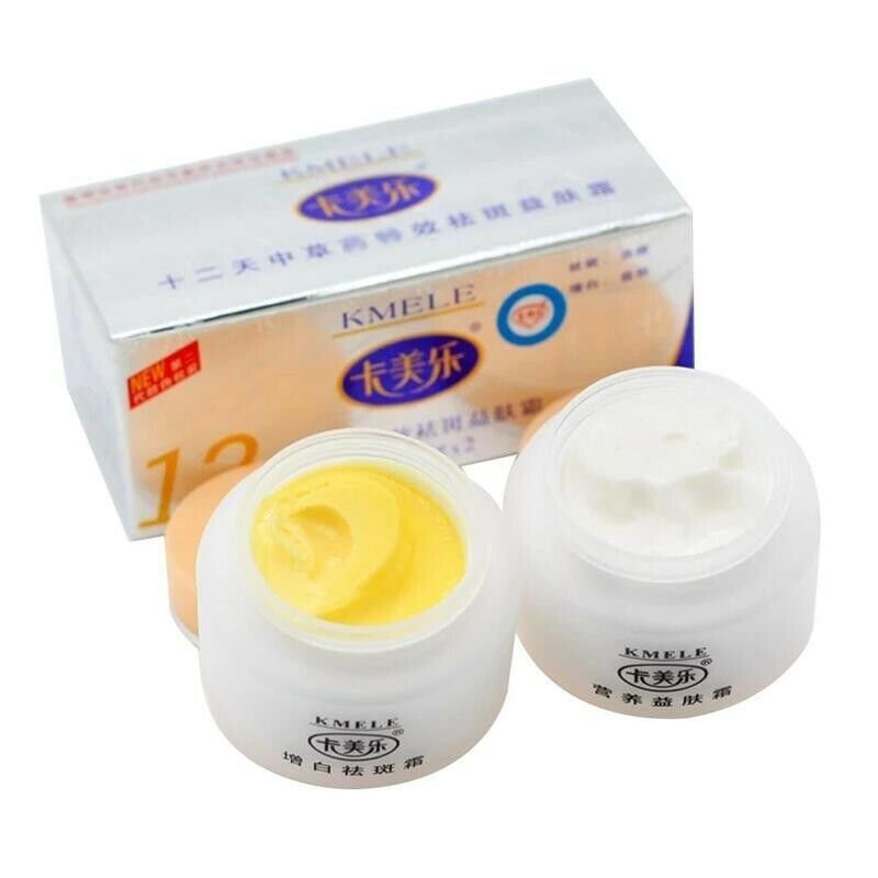 KMELE Original Day Cream & Night Cream Anti Freckle Brighten Whitening Cream