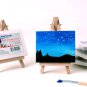 Mont Marte Mini Easel and Mini Canvas 8x10cm for Painting Craft Drawing,Nice Art
