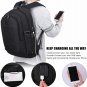 Travel Laptop Backpack Water Resistant Anti-Theft Bag with USB Charging Port and