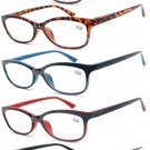 OLOMEE Reading Glasses Women 5 Pack Colorful Womens Sun Readers Glasses Comfort
