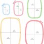 Caydo 5 Pieces ABS Plastic Embroidery Hoops Set, 5 Inch 6 Inch 10 Inch 12 Inch 1