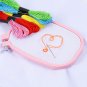 Caydo 5 Pieces ABS Plastic Embroidery Hoops Set, 5 Inch 6 Inch 10 Inch 12 Inch 1