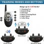 PetSpy 1100 Yards Remote Dog Training Shock Collar for Dogs with Beep, Vibration