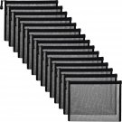 15 Pieces Mesh Bags Black Mesh Zipper Pouch Makeup Bags Cosmetic Travel Organize