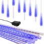Adecorty Falling Rain Lights Meteor Shower Lights Christmas Lights 30cm 8 Tube 1