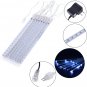 Adecorty Falling Rain Lights Meteor Shower Lights Christmas Lights 30cm 8 Tube 1