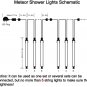 Adecorty Falling Rain Lights Meteor Shower Lights Christmas Lights 30cm 8 Tube 1