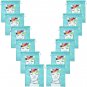Juvale 12-Pack Drawstring Llama Party Favor Bags for Fiestas and Birthday Partie