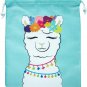 Juvale 12-Pack Drawstring Llama Party Favor Bags for Fiestas and Birthday Partie