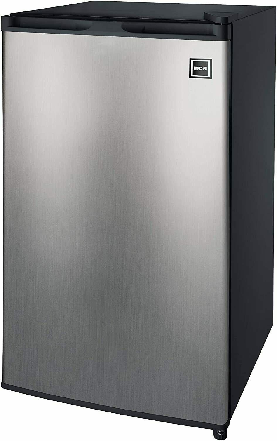 RCA RFR322 Single Door Mini Fridge with Freezer, 3.2 Cu. Ft. capacity - Stainles