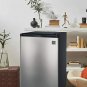 RCA RFR322 Single Door Mini Fridge with Freezer, 3.2 Cu. Ft. capacity - Stainles