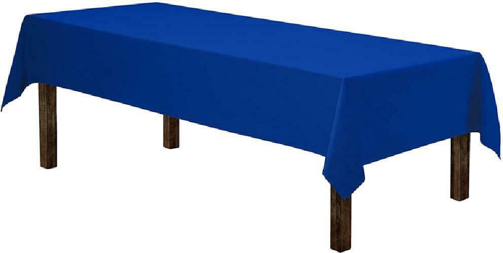 Gee Di Moda Rectangle Tablecloth - 60 x 102" Inch - Royal Blue Rectangular Table