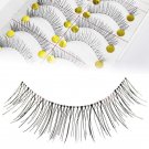 Adecco LLC 50 Pairs Natural Look Taiwan Handmade Fake False Eyelashes Eye Lashes