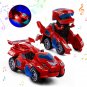 Refasy Transforming Dinosaur LED Car Deformation Car Robot Vehicle Toys for Kids