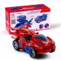 Refasy Transforming Dinosaur LED Car Deformation Car Robot Vehicle Toys for Kids