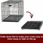 MidWest Homes for Pets Dog Crate | iCrate Single Door & Double Door Folding