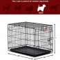 MidWest Homes for Pets Dog Crate | iCrate Single Door & Double Door Folding