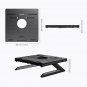 Laptop Stand, Tronsmart D07 Foldable Adjustable Laptop Riser with Phone Holders,