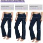BALEAF Women's Bootcut Regular/Tall High Waisted Yoga Pants Bootleg Indoor Cotto
