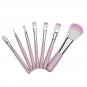 7 Pcs Pro Makeup Brushes Set Kit Eyeshadow Foundation Brush Pink Make Up