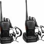 Arcshell Rechargeable Long Range Two-Way Radios with Earpiece 2 Pack UHF