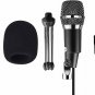 PC Microphone 3.5mm FIFINE Plug and Play Microphones for Computer Desktop Laptop