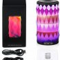 LED Bluetooth Speaker,Night Light Changing Wireless Speaker,MIANOVA Portable