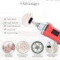 Keadic 10 Pcs Buffing Pad Polishing Wheel Kits with 3pcs Rouge Compound, Cone/Co